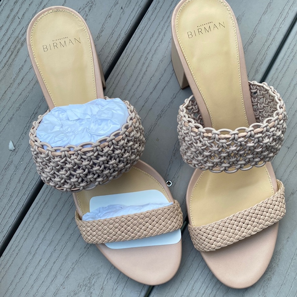 ALEXANDRE BIRMAN LEATHER SANDALS
